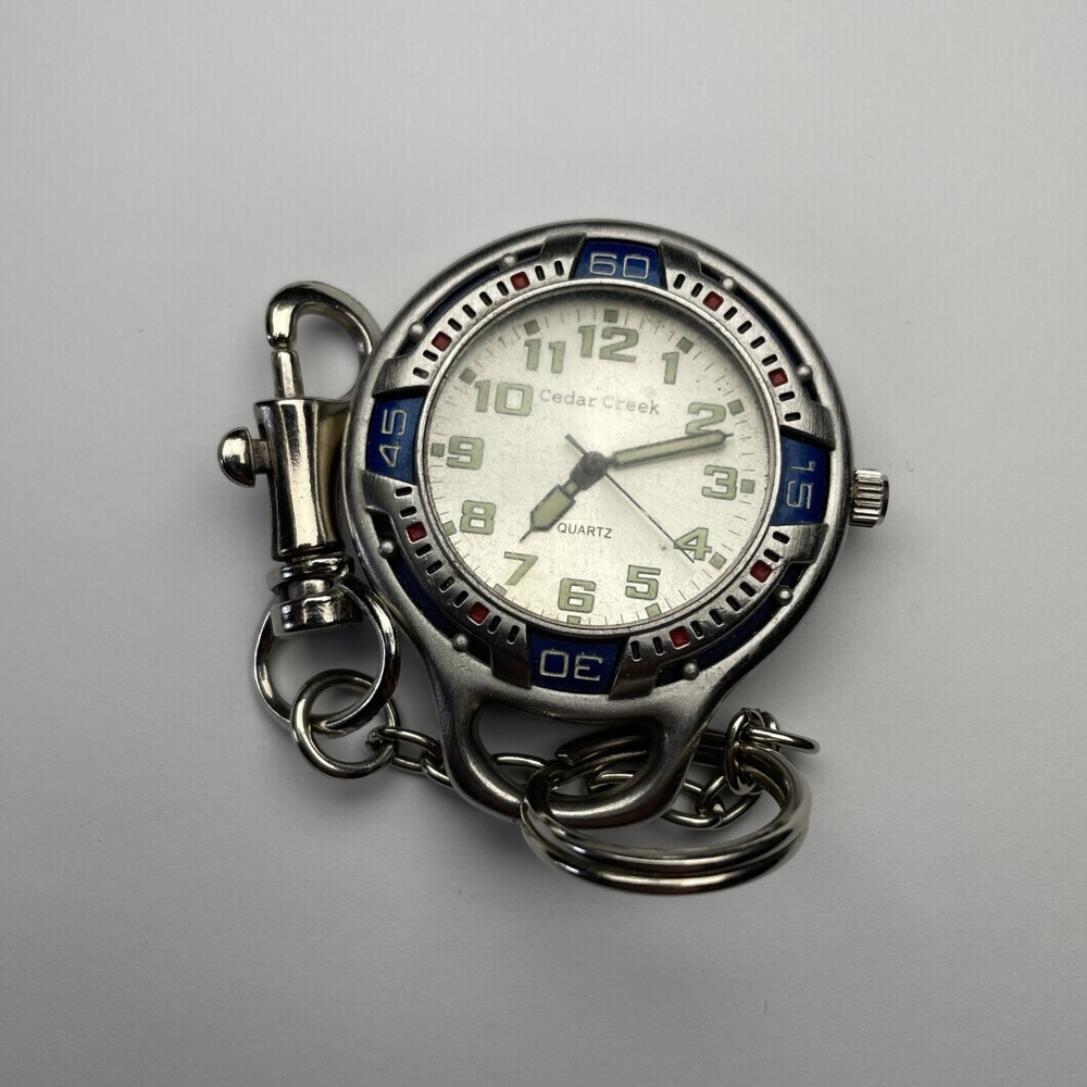 Cedar Creek CEDU3107 Silver Tone Quartz Analog Needs New Battery‎